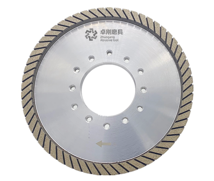 干磨仿古地砖粗磨磨边轮（槽式）Dry grinding antique floor tile rough grinding edge wheel (groove type)